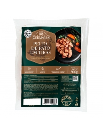 PEITO DE PATO EM TIRAS MAGRET VILLA GERMANIA 500G(CX 15KG)P.FIXO