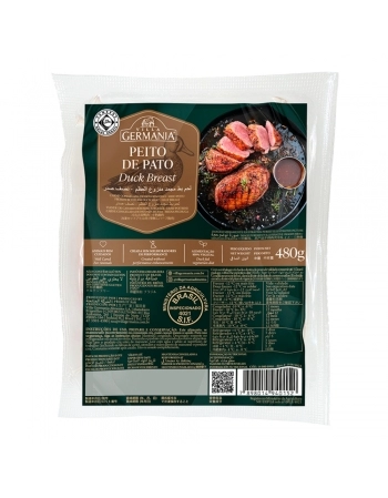 PEITO DE PATO MAGRET VILLA GERMANIA 480G (2UND ±240G)(CX 3,84KG)P.FIXO