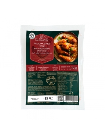 COXA DE FRANGO CAIPIRA CONG VILLA GERMANIA 750G(CX 12KG)P.FIXO