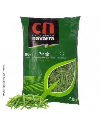 VAGEM INTEIRA EXTRA FINA CONGELADA IQF NAVARRA 2,5KG