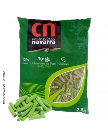 VAGEM CORTADA TRADICIONAL CONGELADA IQF NAVARRA 2,5KG