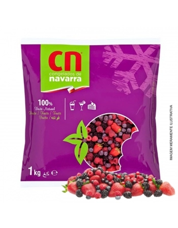 MIX FRUTAS VERMELHAS CONGELADAS IQF NAVARRA 1KG