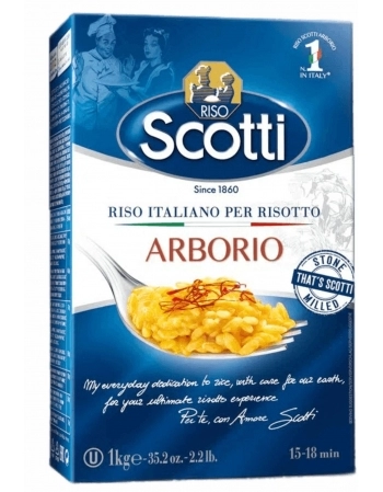 ARROZ RISOTO SCOTTI VACUO 1KG