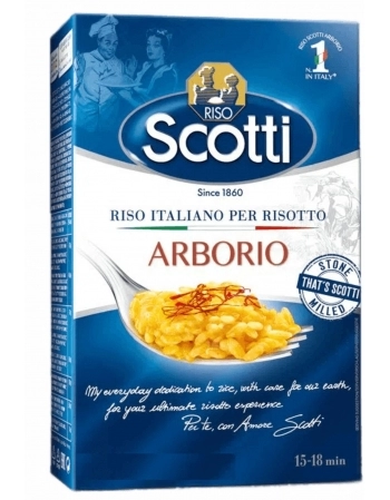 ARROZ ARBORIO SCOTTI VACUO 500G *DEVOLUÇÃO*