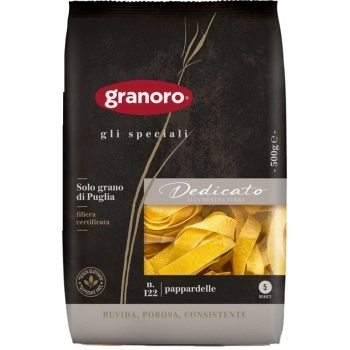 PAPPARDELLE BRONZO SFOGLIA RUVIDA GRANO DURO GRANORO 500G