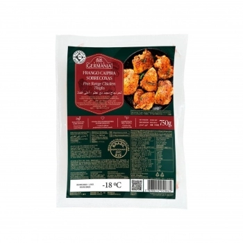 SOBRECOXA CONGELADA FRANGO CAIPIRA VILLA GERMANIA 750G(CX 12KG)P.FIXO