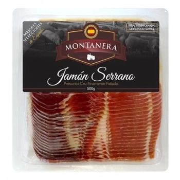 PRESUNTO CRU SERRANO FATIADO MONTANERA 500G