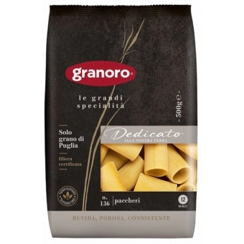 PACCHERI BRONZO GRANORO 500G