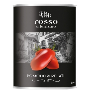 TOMATE ITALIANO PELADO INTEIRO ROSSO CILENTANO LT 2,50KG