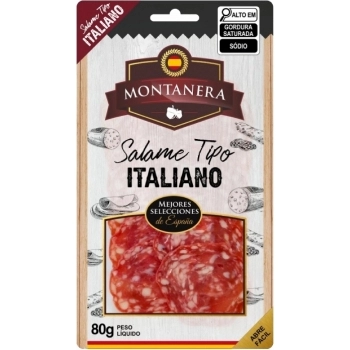 SALAME TIPO ITALIANO MONTANERA 80G