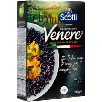 ARROZ NEGRO VENERE SCOTTI A VÁCUO 500G