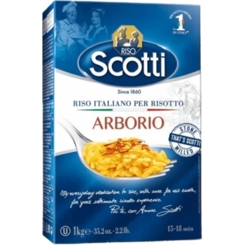 ARROZ ARBORIO SCOTTI A VACUO 1KG