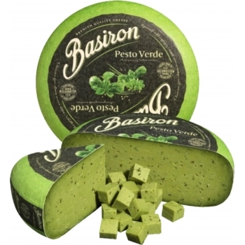 QUEIJO GOUDA PESTO VERDE BASIRON 4,5KG
