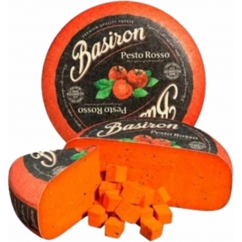 QUEIJO GOUDA PESTO ROSSO BASIRON 4,5KG