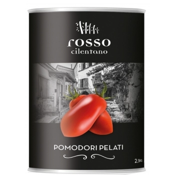 TOMATE ITALIANO PELADO INTEIRO ROSSO CILENTANO LT 2,50KG