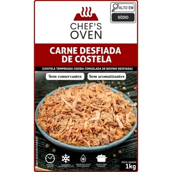 COSTELA DESFIADA CONGELADA CHEFS OVEN 1KG