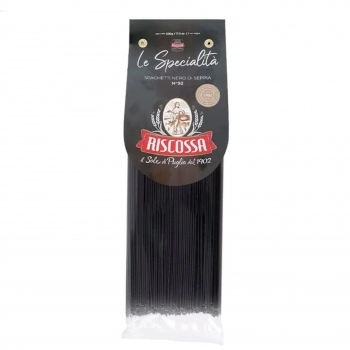 SPAGHETTI NERO DI SEPPIA GRANO DURO \"RISCOSSA\" 500G