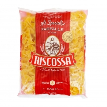 FARFALLE GRANO DURO RISCOSSA 500G