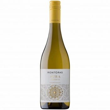 VINHO AURA RESERVA CHARDONNAY BRANCO 750ML