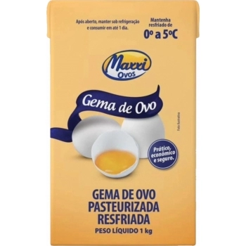 GEMA DE OVO INTEGRAL PASTEURIZADO TP MAXXI 1KG