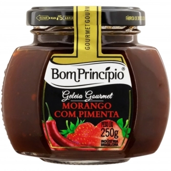 GELEIA MORANGO COM PIMENTA BOM PRINCIPIO 250G