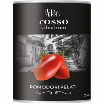 TOMATE ITALIANO PELADO INTEIRO ROSSO CILENTANO LT 2,50KG