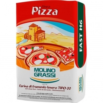FARINHA PIZZA 00 FAST H6 \"MOLINO GRASSI\" SC 25KG - IP (STI)