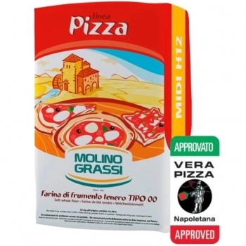 FARINHA PIZZA 00 MIDI H12 \"MOLINO GRASSI\" SC 25KG - IP (STI)