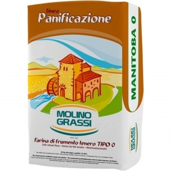 FARINHA PANIFICAÇÃO MANITOBA \"MOLINO GRASSI\" SC 25KG - IP(STI)