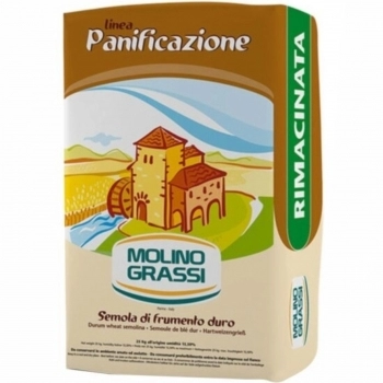 FARINHA SEMOLA RIMACINATA "MOLINO GRASSI" SC 25KG - (B)