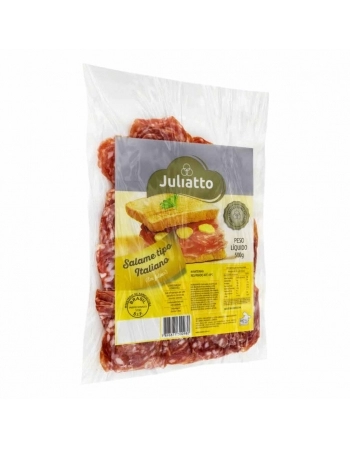 SALAME TIPO ITALIANO FATIADO JULIATTO PC 500G