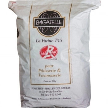 FARINHA DE TRIGO BAGATELLE T45 \"FORICHER\" SC 25KG - STI