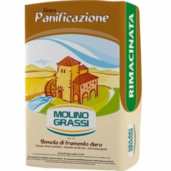 FARINHA SEMOLA RIMACINATA MOLINO GRASSI SC 25KG - IP STI