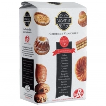 FARINHA DE TRIGO BAGATELLE T45 \"FORICHER\" SC 1KG RETAIL - B