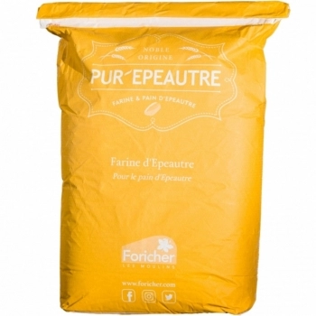 FARINHA DE TRIGO ESPELTA T110 \"FORICHER\" SC 25 KG - (B)