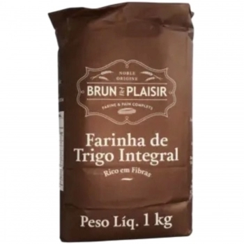 FARINHA DE TRIGO INTEGRAL BRUN DE PLAISIR T150 1KG