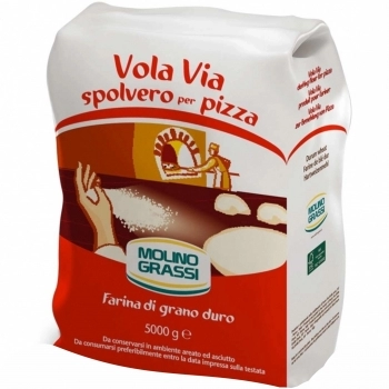 FARINHA VOLAVIA SPOLVERO PER PIZZA \"MOLINO GRASSI\" SC 5KG - IP (STI)