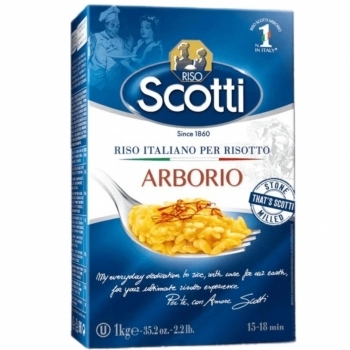 ARROZ ARBORIO SCOTTI VACUO 1KG