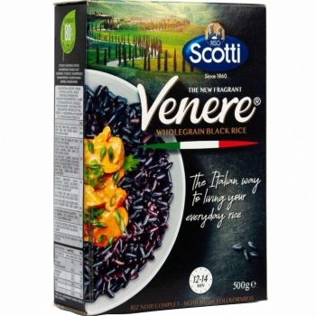 ARROZ NEGRO VENERE SCOTTI A VÁCUO 500G