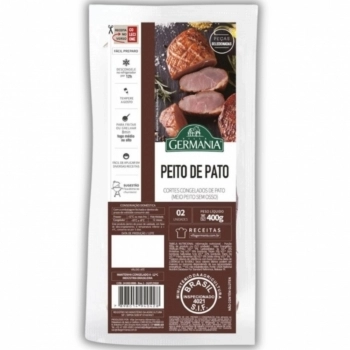 PATO PEITO MAGRET CONG. VILLA GERMANIA 400G(2UND ±200G) P. FIXO