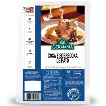 PATO COXA SOB COXA CONG VG 480G(2UND ±240G) P FIXO VAREJO (CX 7,5KG)