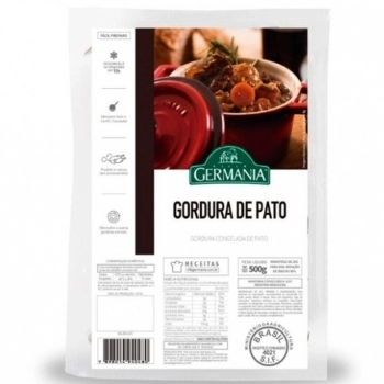 GORDURA DE PATO CONGELADA VILLA GERMANIA 500G CX 12KG(CX 12KG)P.FIXO