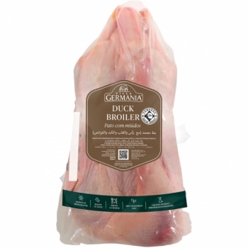PATO INTEIRO COM CABEÇA CONGELADO VILLA GERMANIA 2,5KG (CX 15KG)P.VARIAVEL