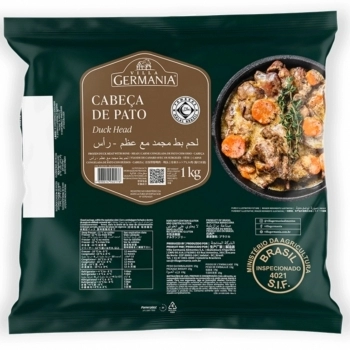 CABECA DE PATO CONGELADA VILLA GERMANIA 1KG
