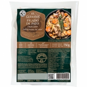 FIGADO DE PATO CONGELADO VILLA GERMANIA 750G(CX 12KG)P.FIXO