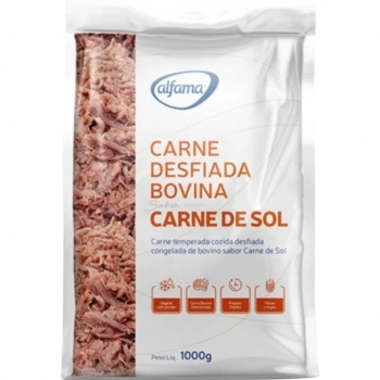 CARNE DE SOL COZIDA DESFIADA ALFAMA 1KG