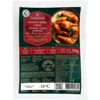 COXA DE FRANGO CAIPIRA CONG VILLA GERMANIA 750G