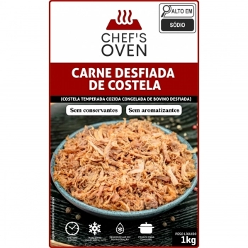 COSTELA DESFIADA CONGELADA CHEFS OVEN 1KG