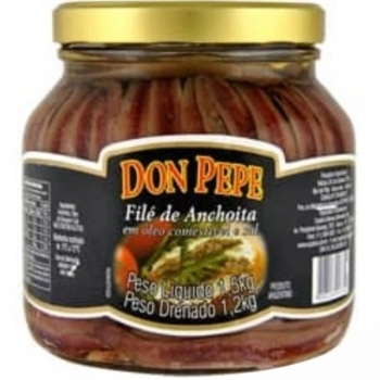 FILES DE ANCHOVAS DON PEPE VD 1,5KG LIQ / 1,2 KG DRE