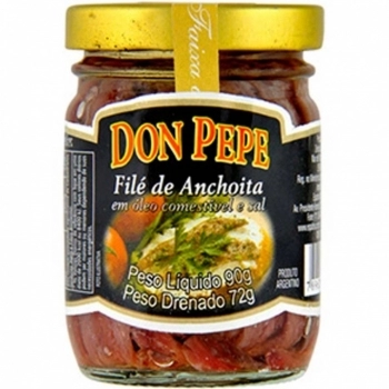 FILES DE ANCHOVAS DON PEPE VD 90G LIQ / 60G DRE